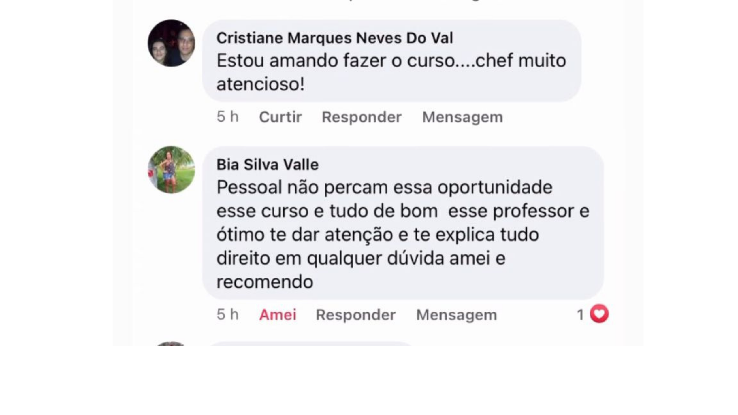 DEPOIMENTO DOS ALUNOS